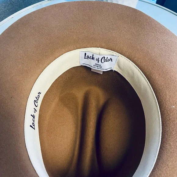 Lack Of Color Camel Rancher Hat with Braided Band- Never Been Worn - Picture 6 of 7